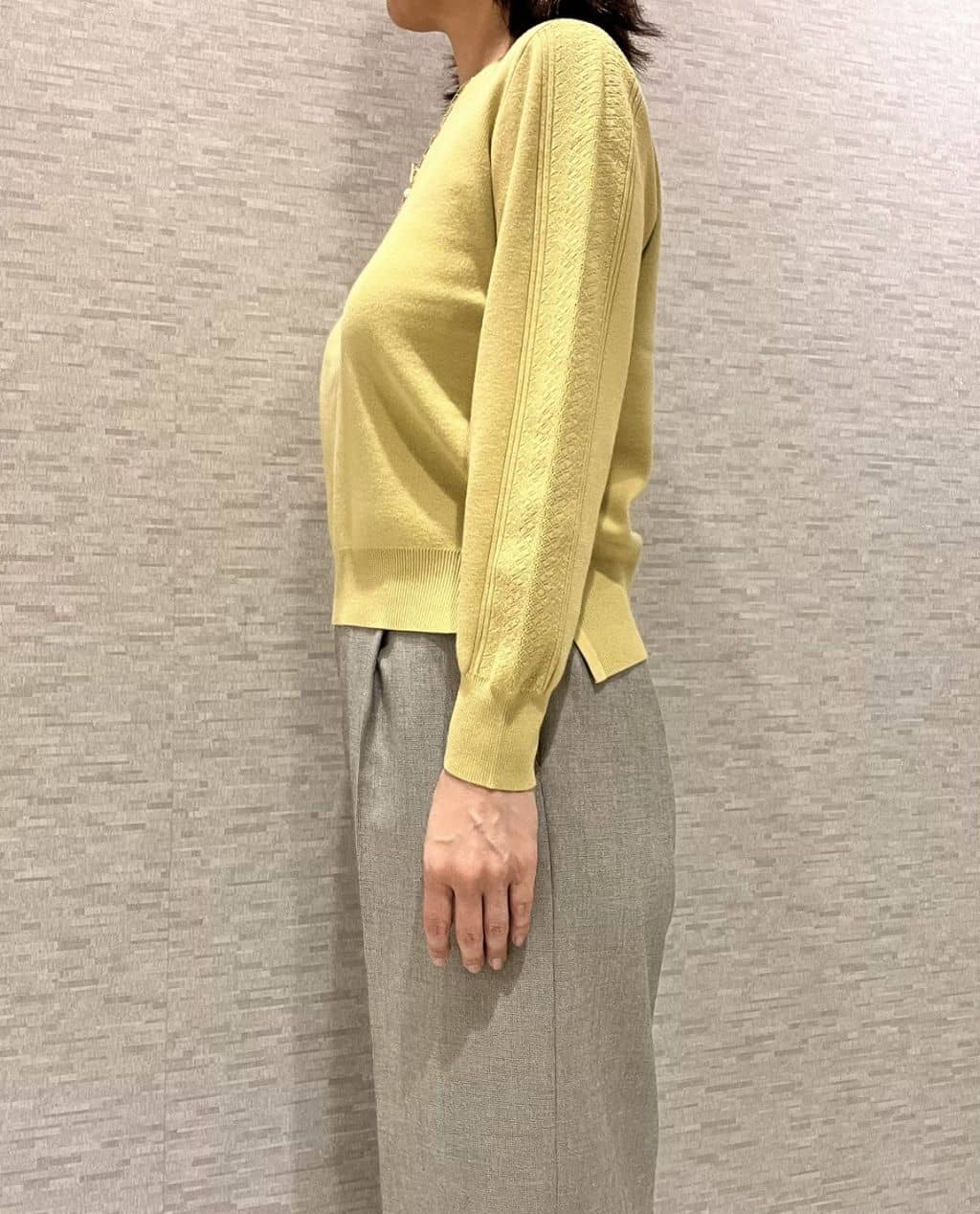 marikoさんの「Reflect｜【選べる6色／長く着られる◎】ボートネックニット」を使ったコーディネート