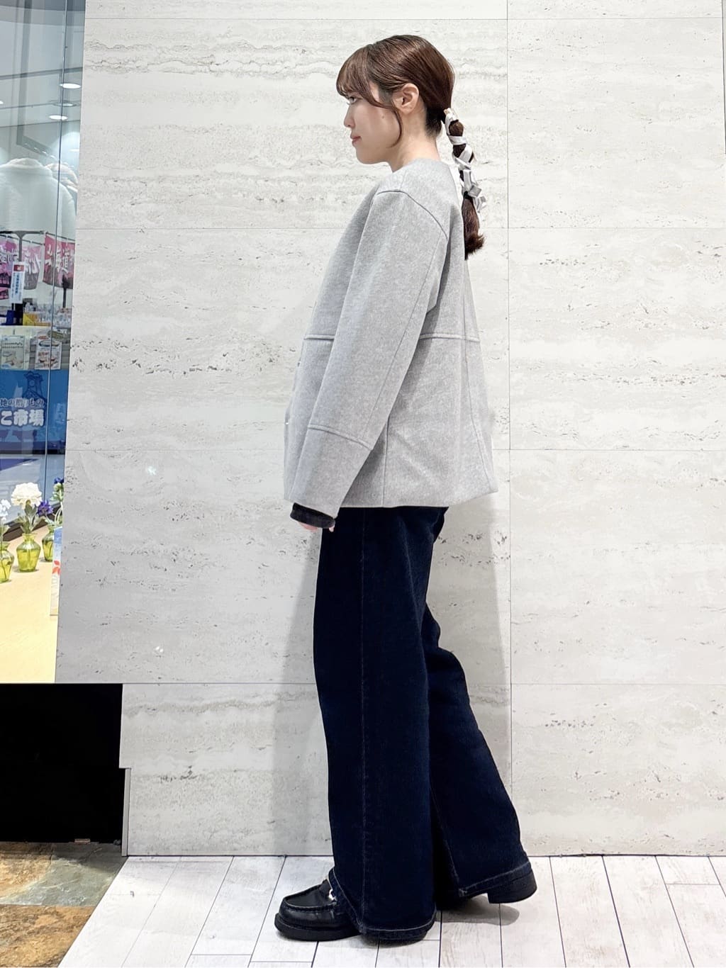 かほさんの「OPAQUE.CLIP｜フロッキーチュールトップス【洗濯機OK】」を使ったコーディネート