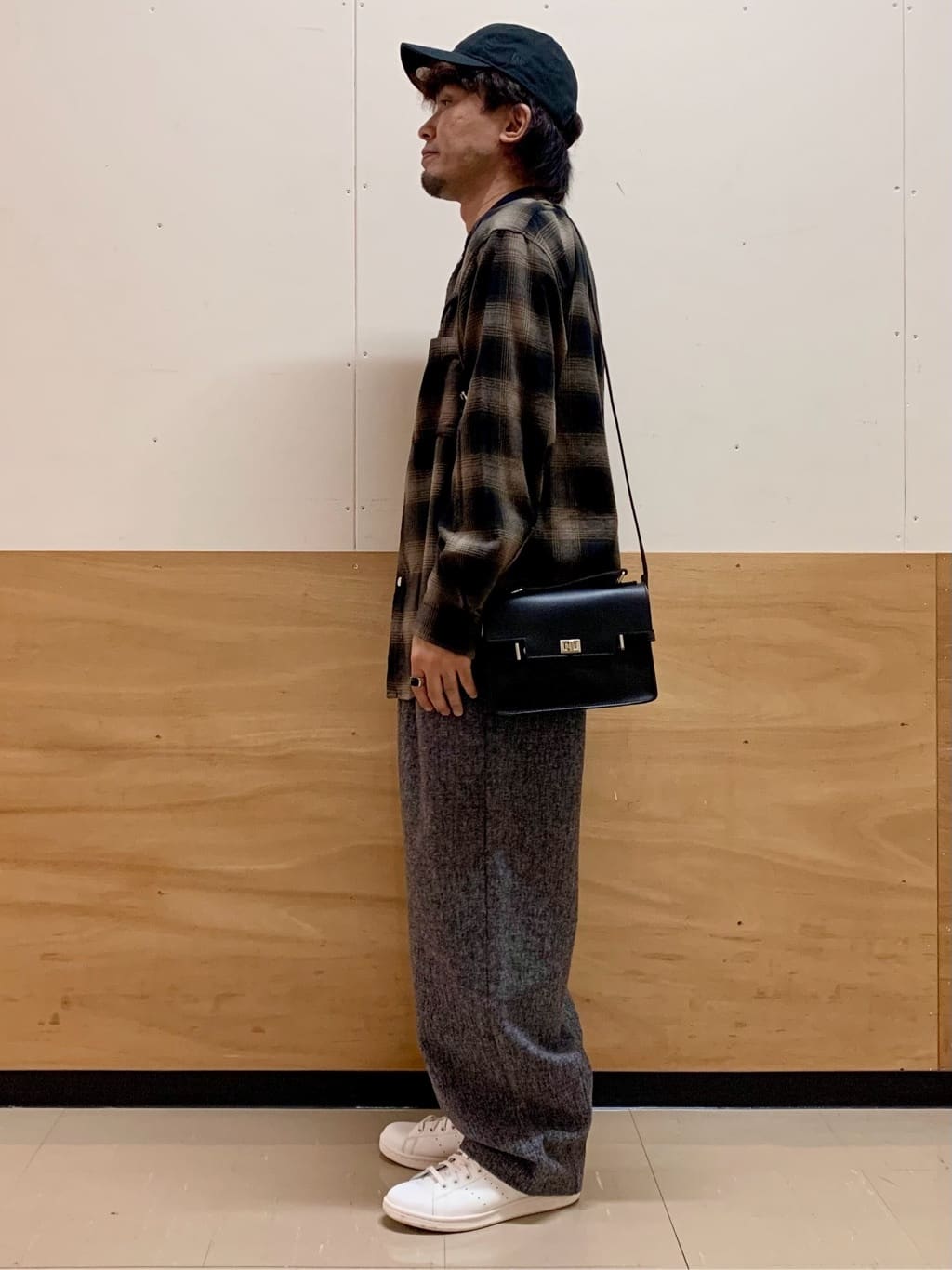 MATUさんの「THE SHOP TK｜オンブレーチェックバンドカラーシャツ 【洗濯機OK】」を使ったコーディネート