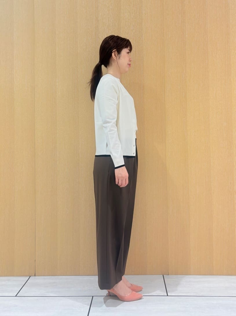 CHISATOさんの「UNTITLED｜【アンサンブル可/薄手/洗える】5分袖クルーニット」を使ったコーディネート