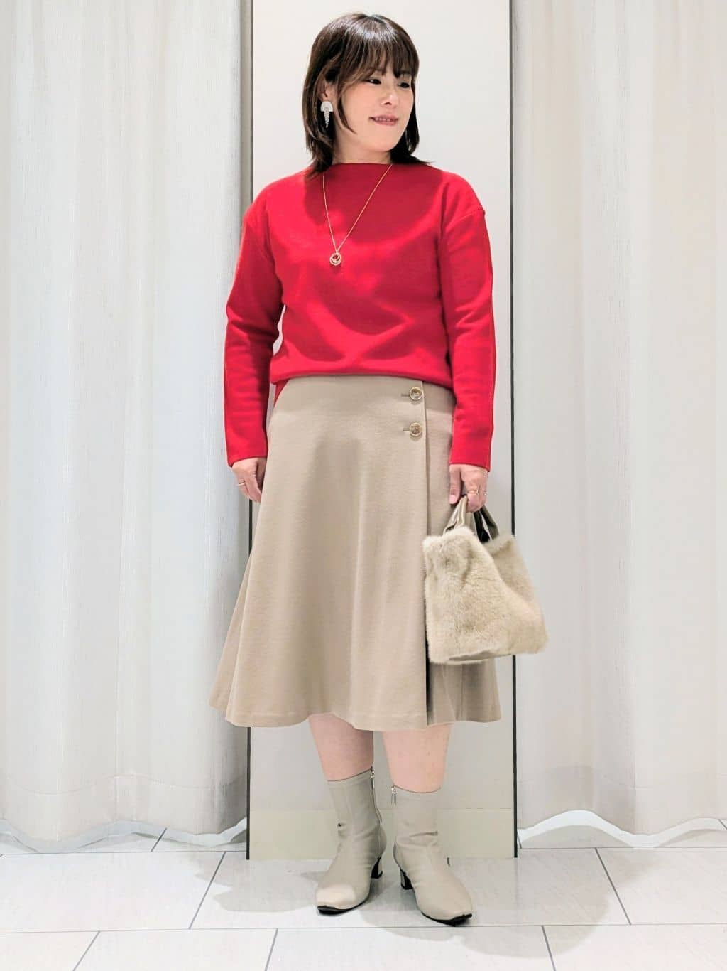 Onumaさんの「UNTITLED｜【洗える】モックネックミラノリブニット」を使ったコーディネート