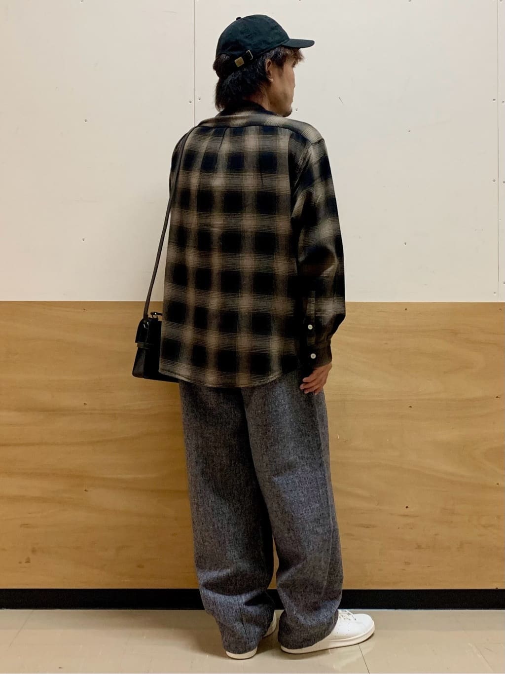 MATUさんの「THE SHOP TK｜オンブレーチェックバンドカラーシャツ 【洗濯機OK】」を使ったコーディネート
