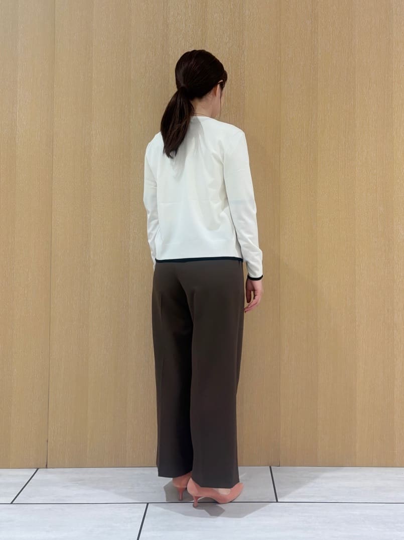CHISATOさんの「UNTITLED｜【アンサンブル可/薄手/洗える】5分袖クルーニット」を使ったコーディネート