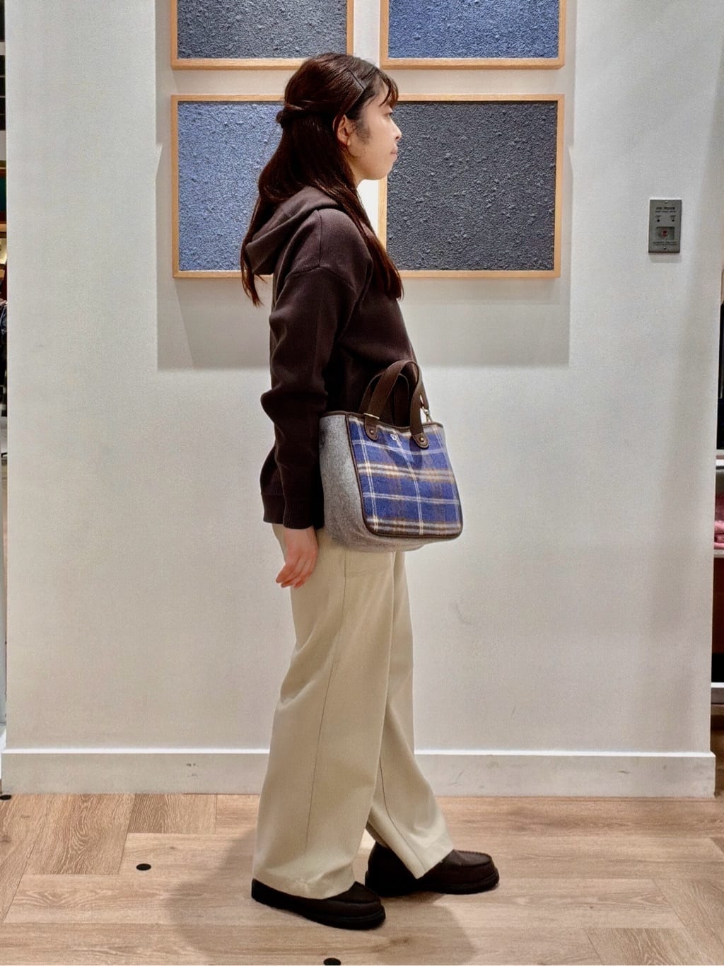 maruさんの「Dessin｜【洗える／体型カバー】ちょうどいいニットパーカ」を使ったコーディネート