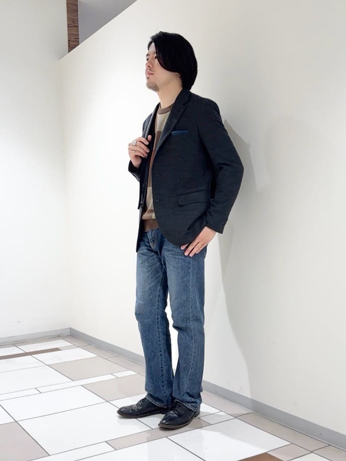 及川さんの「TAKEO KIKUCHI｜【Sサイズ～】ラッセルメッシュ ジャケット」を使ったコーディネート