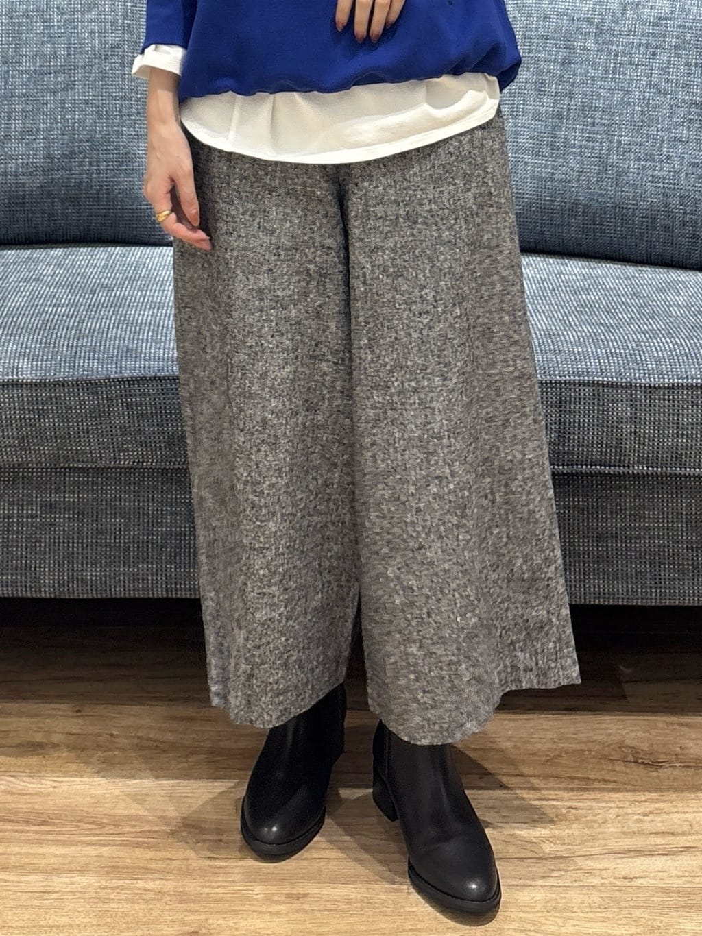 risaさんの「Dessin｜【洗える】裾ドロスト付きカットソー」を使ったコーディネート