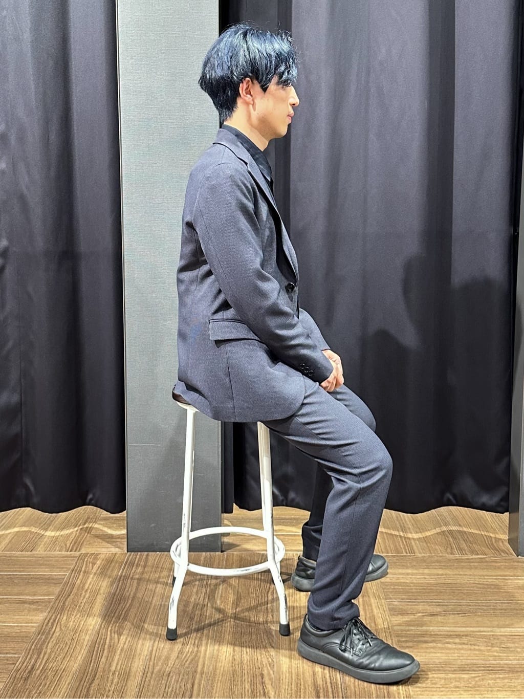 tomoyaさんの「THE SHOP TK｜ハウンドトゥースジャケット 【洗濯機OK/セットアップ可】」を使ったコーディネート