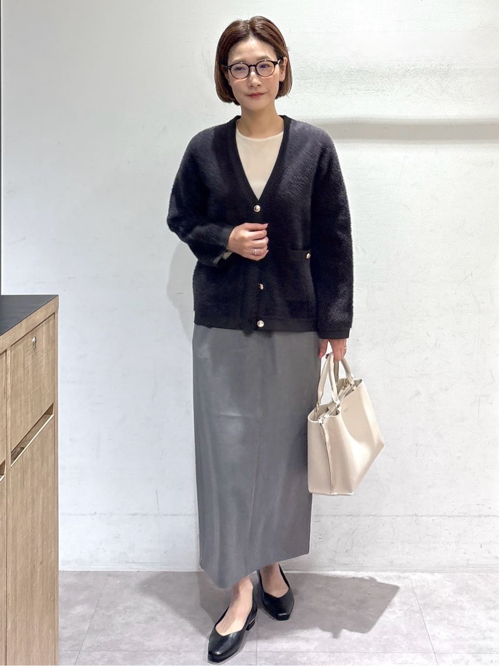 たけねぇさんの「OPAQUE.CLIP｜フロッキーチュールトップス【洗濯機OK】」を使ったコーディネート