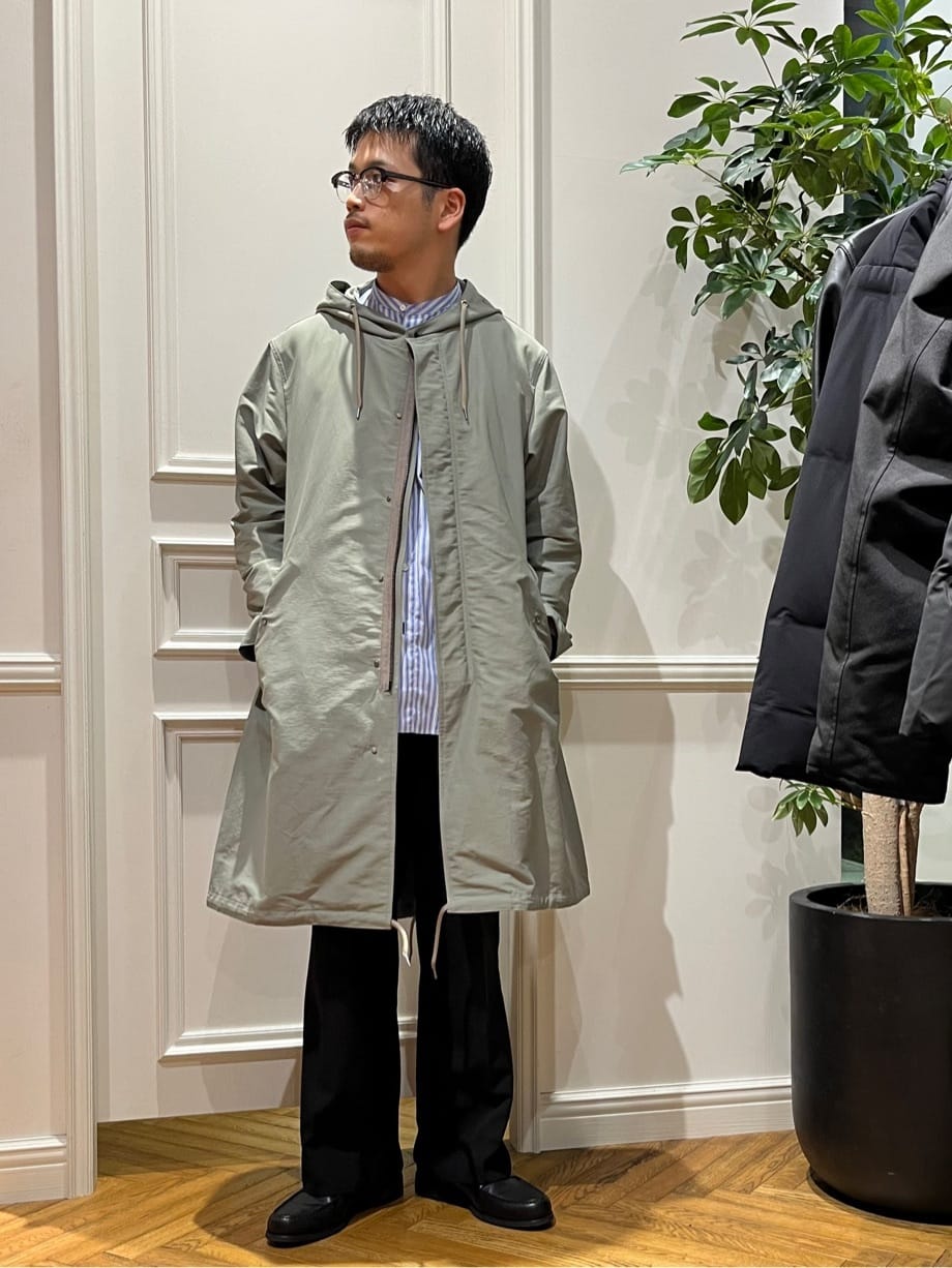 Tokuさんの「DRESSTERIOR｜レインプルーフ モッズコート」を使ったコーディネート