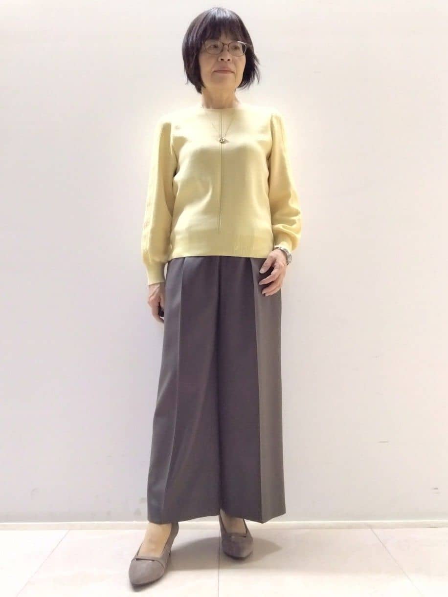 tokuさんの「Reflect｜【腰周りすっきり◎】ワイドクロップドパンツ」を使ったコーディネート