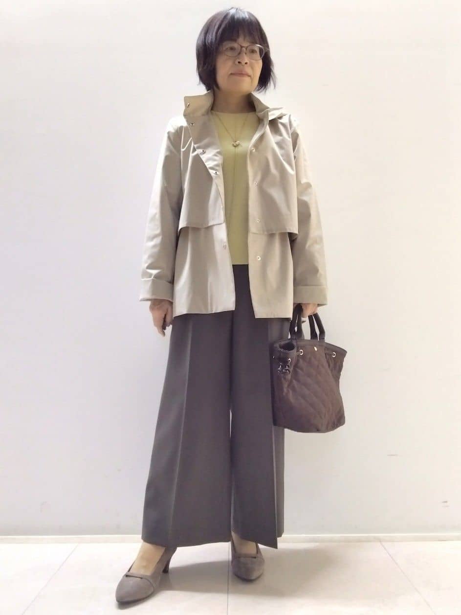 tokuさんの「Reflect｜【腰周りすっきり◎】ワイドクロップドパンツ」を使ったコーディネート