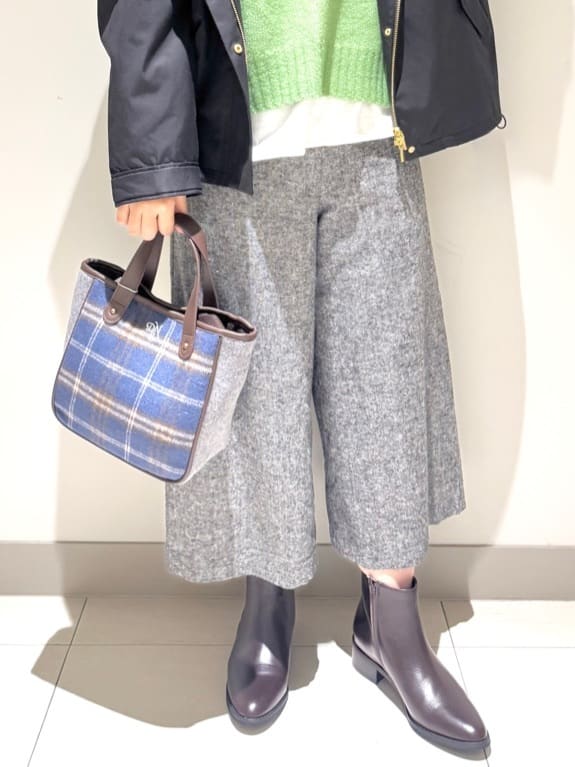 Liriさんの「Dessin｜【洗える】クルーネックワイドニット」を使ったコーディネート