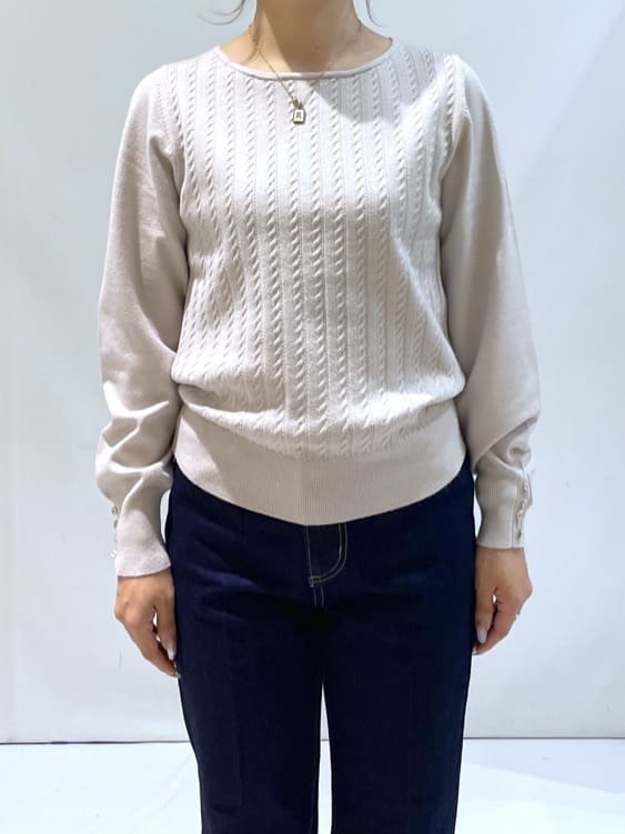 manaさんの「OPAQUE.CLIP｜【植草美幸先生が指南する好印象スタイル】《丈が選べる》ストレートデニムパンツ【洗濯機洗い可】」を使ったコーディネート