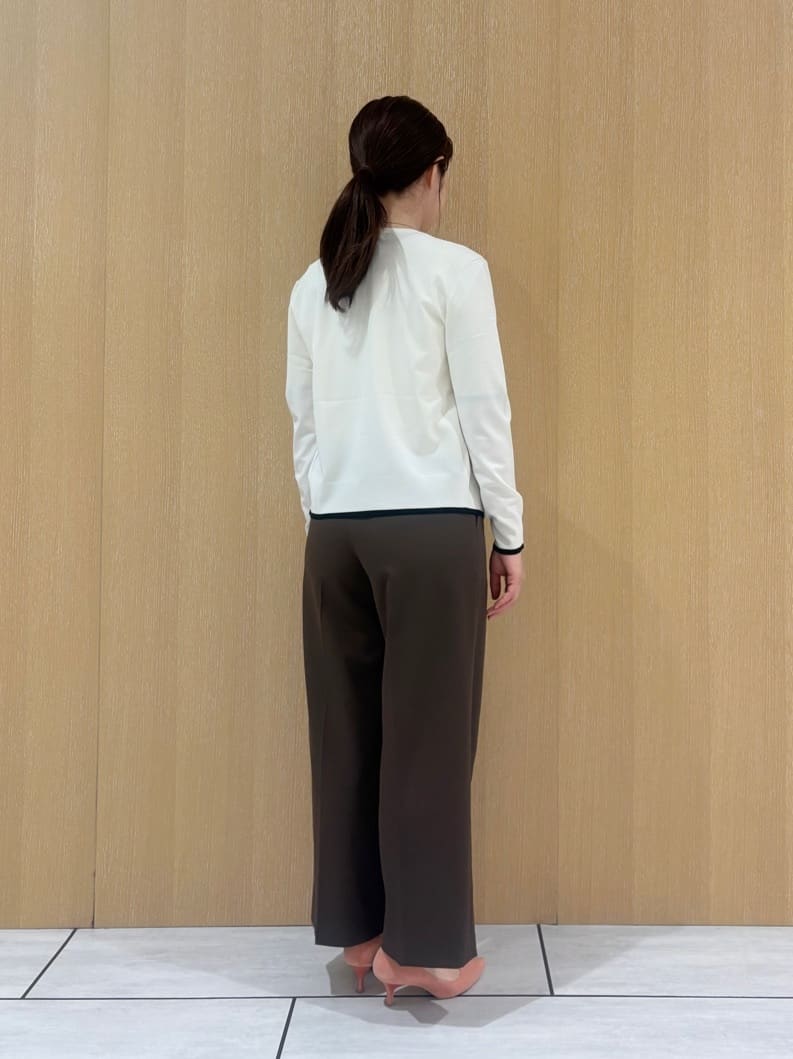 CHISATOさんの「UNTITLED｜【アンサンブル可/薄手/洗える】5分袖クルーニット」を使ったコーディネート