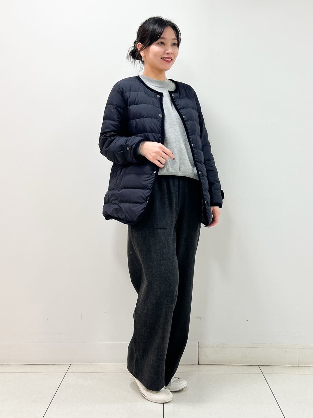 Kaiさんの「Dessin｜【撥水・2WAY】ミュラーダウンコートミドル丈」を使ったコーディネート