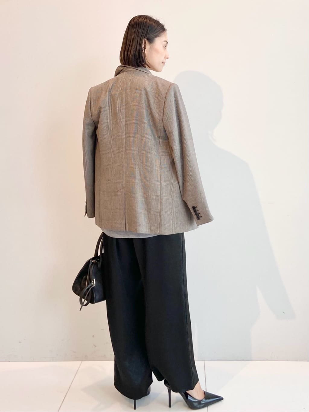 AYAさんの「UNTITLED｜【セットアップ可】ウールライク ダブルブレストジャケット」を使ったコーディネート