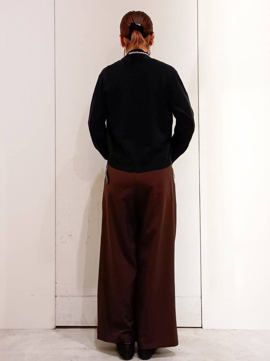 shinkoさんの「OPAQUE.CLIP｜タックデザインワイドパンツ【洗濯機OK】」を使ったコーディネート