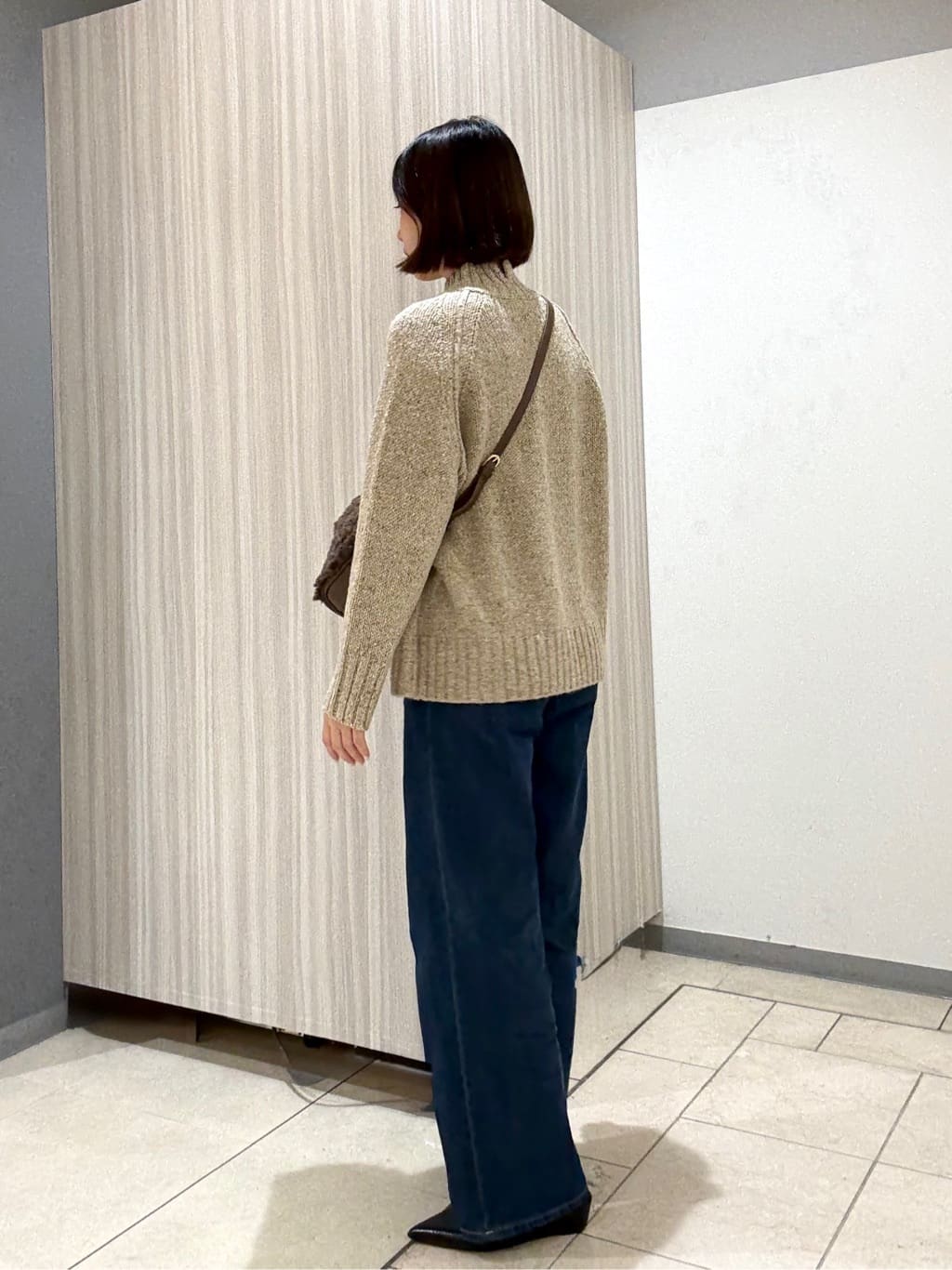 Itoさんの「UNTITLED｜【グレー/ブルー/ジーンズ】ソフトワイドデニムパンツ」を使ったコーディネート