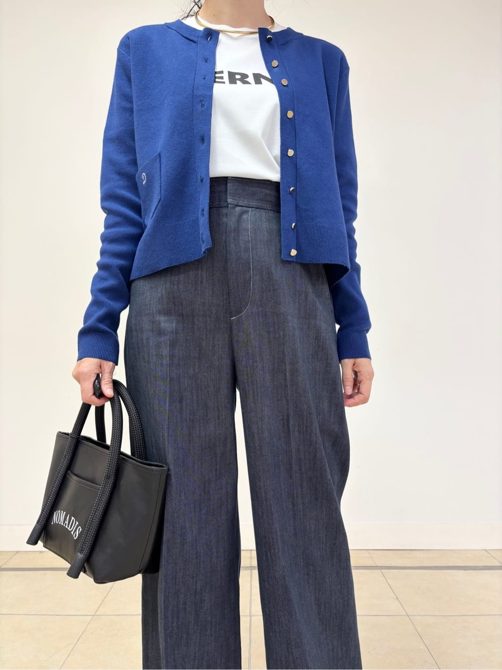 YOKOTAさんの「DRESSTERIOR｜◆【洗える/カシミヤ混】ウォッシャブルコットンカシミヤカーディガン」を使ったコーディネート
