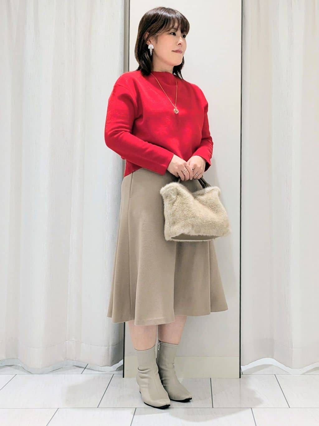Onumaさんの「UNTITLED｜【洗える】モックネックミラノリブニット」を使ったコーディネート
