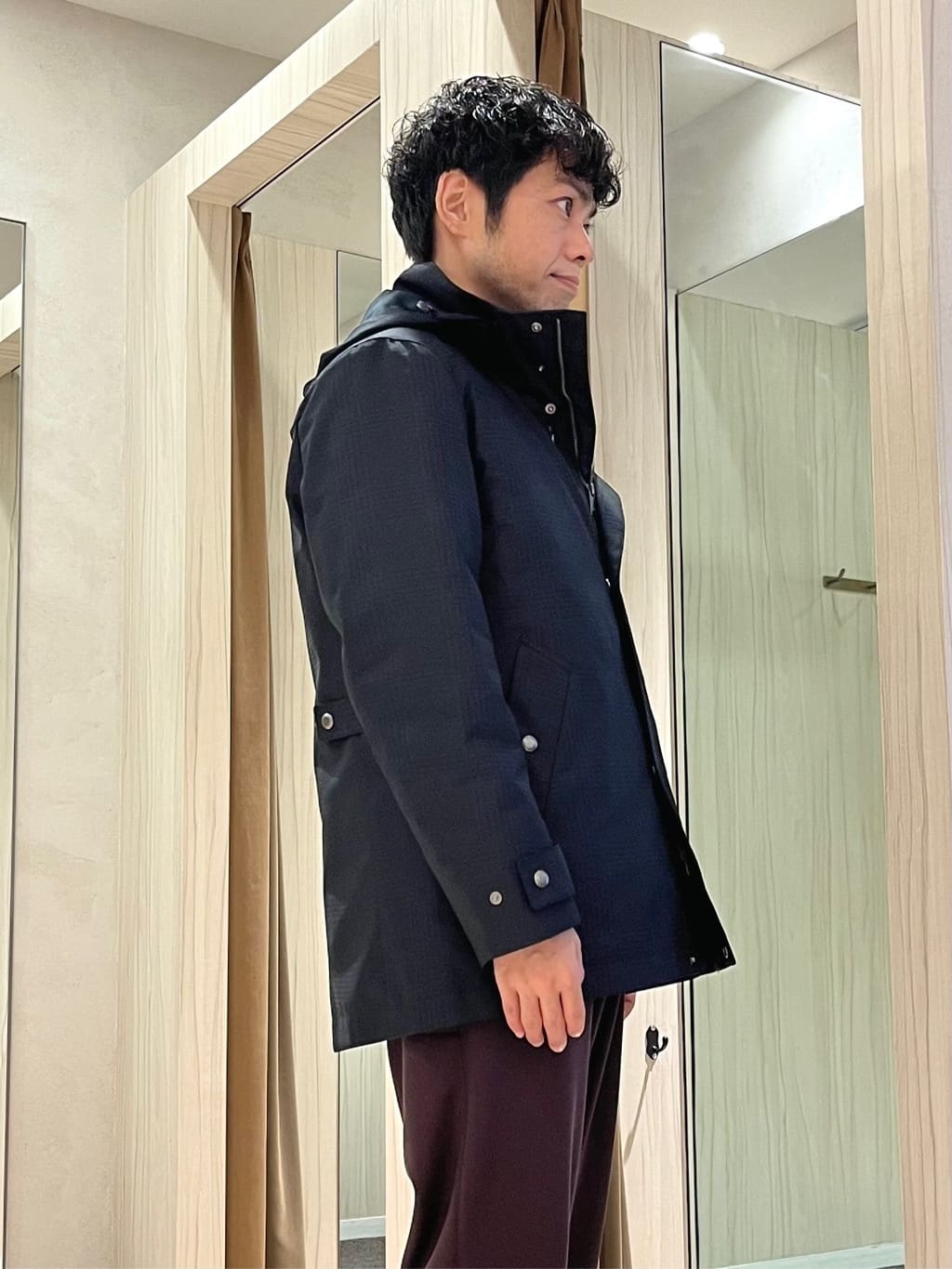 URAさんの「TAKEO KIKUCHI｜【3WAY】グレンチェック ダウンライナー ブルゾン」を使ったコーディネート