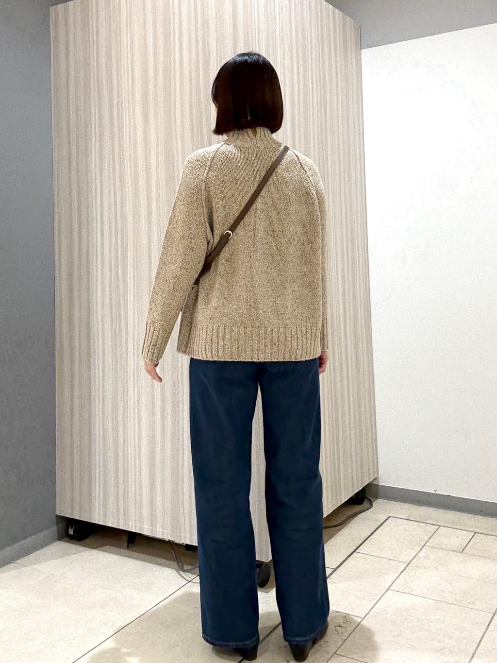 Itoさんの「UNTITLED｜【グレー/ブルー/ジーンズ】ソフトワイドデニムパンツ」を使ったコーディネート