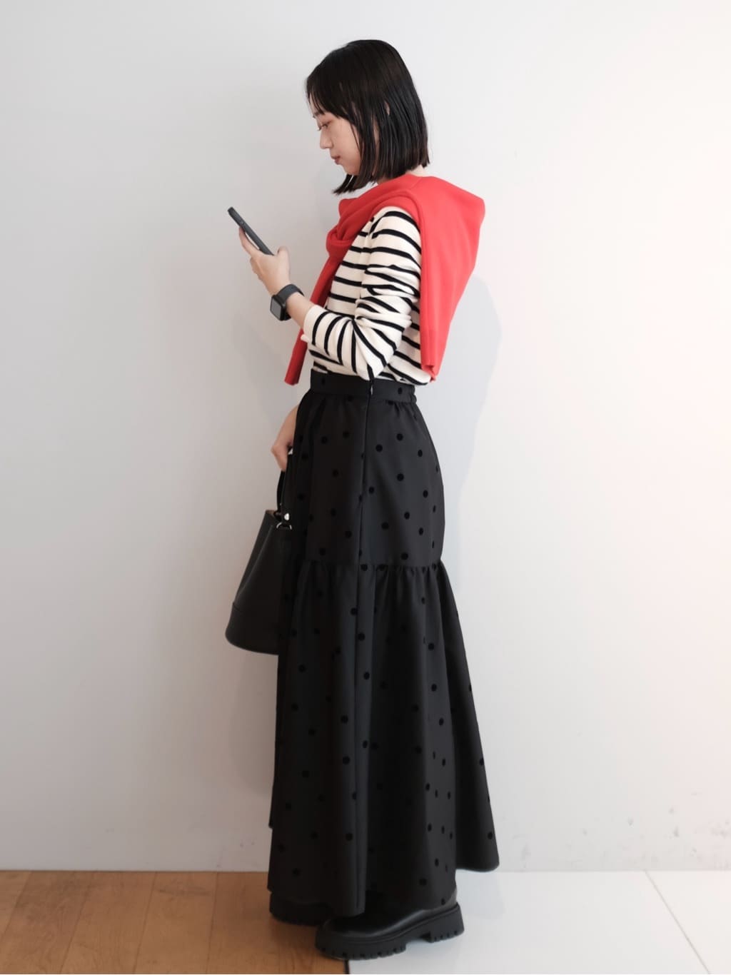 Kishimotoさんの「DRESSTERIOR｜◆Dhyana．（ディアナドット） バックファスナー チェルシーブーツ」を使ったコーディネート
