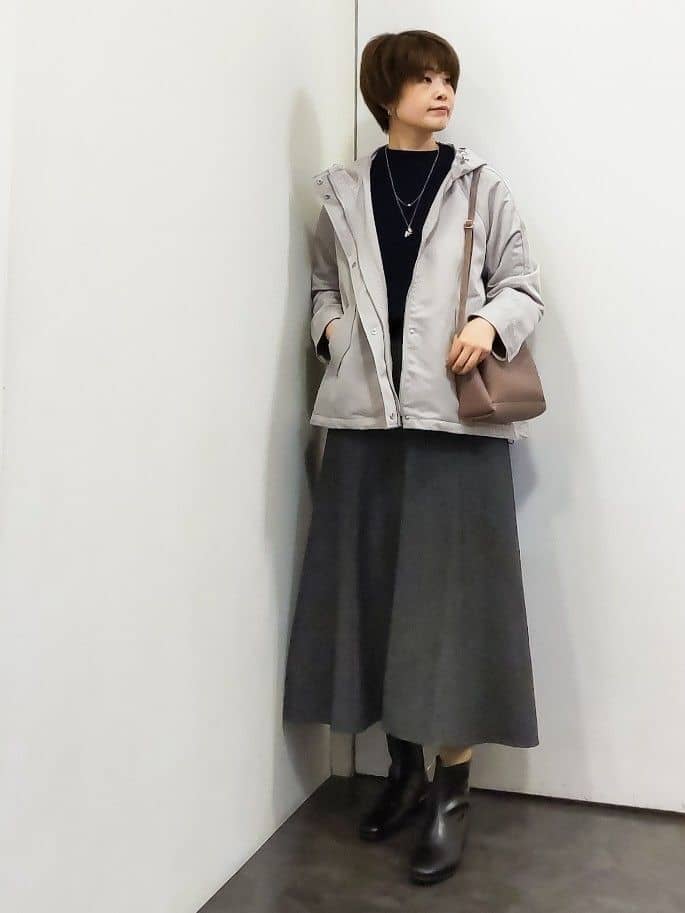 やまちゃんさんの「grove｜【名品アウター/3WAY・はっ水】ボアライナー付マウンテンパーカ」を使ったコーディネート
