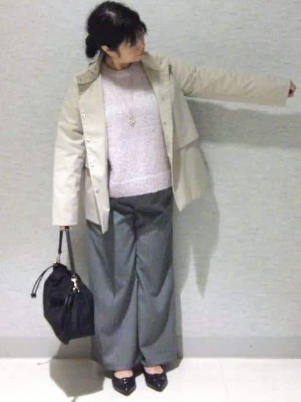 sakoさんの「Reflect｜【すっきりシルエット】ワイドクロップドパンツ」を使ったコーディネート