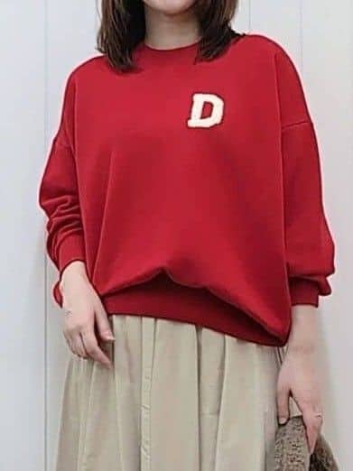 itoさんの「Dessin｜【洗える】Dサガラ刺繍ワッペン付きニット」を使ったコーディネート