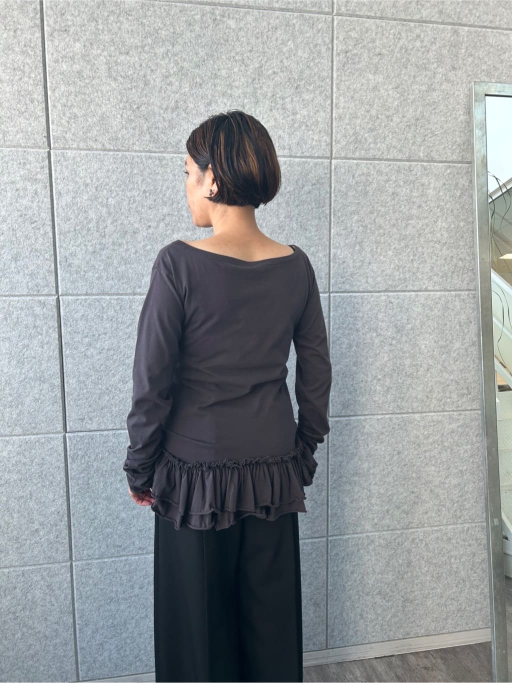 yukoさんの「CODE A｜center slit wide pants」を使ったコーディネート