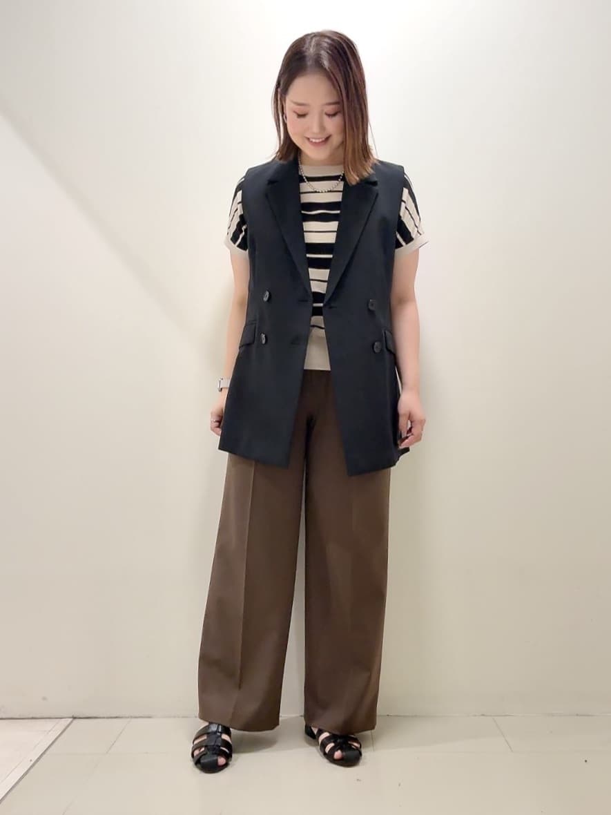 YUIさんの「UNTITLED｜【セットアップ可/洗える】スラブテーラードカラージレ」を使ったコーディネート