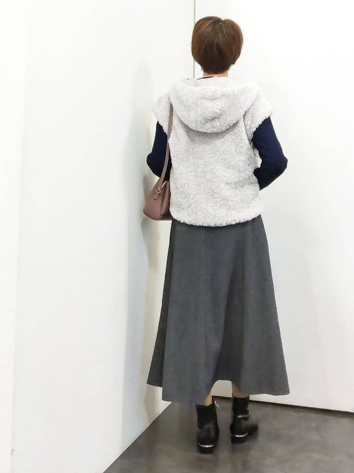 やまちゃんさんの「grove｜【名品アウター/3WAY・はっ水】ボアライナー付マウンテンパーカ」を使ったコーディネート