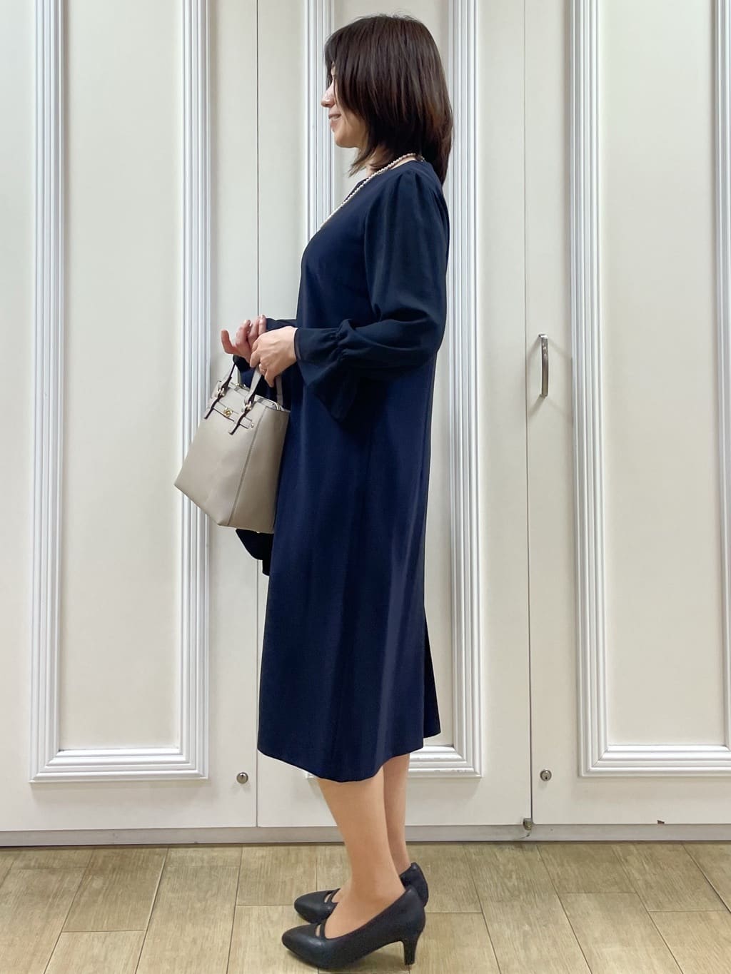 めいさんの「Reflect｜【たっぷり収納！／通勤におすすめ】&rsquo;25秋冬毎日ミディアムバッグ」を使ったコーディネート