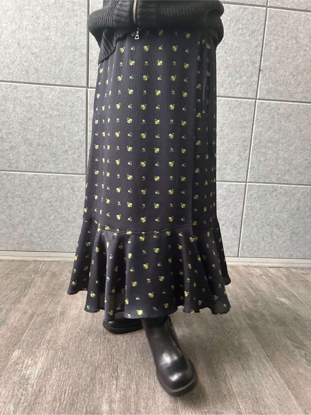yukoさんの「CODE A｜dual form zip knit」を使ったコーディネート