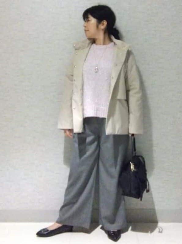 sakoさんの「Reflect｜【すっきりシルエット】ワイドクロップドパンツ」を使ったコーディネート