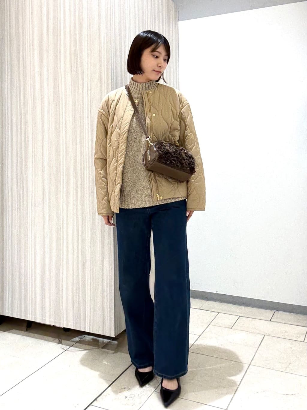 Itoさんの「UNTITLED｜【グレー/ブルー/ジーンズ】ソフトワイドデニムパンツ」を使ったコーディネート