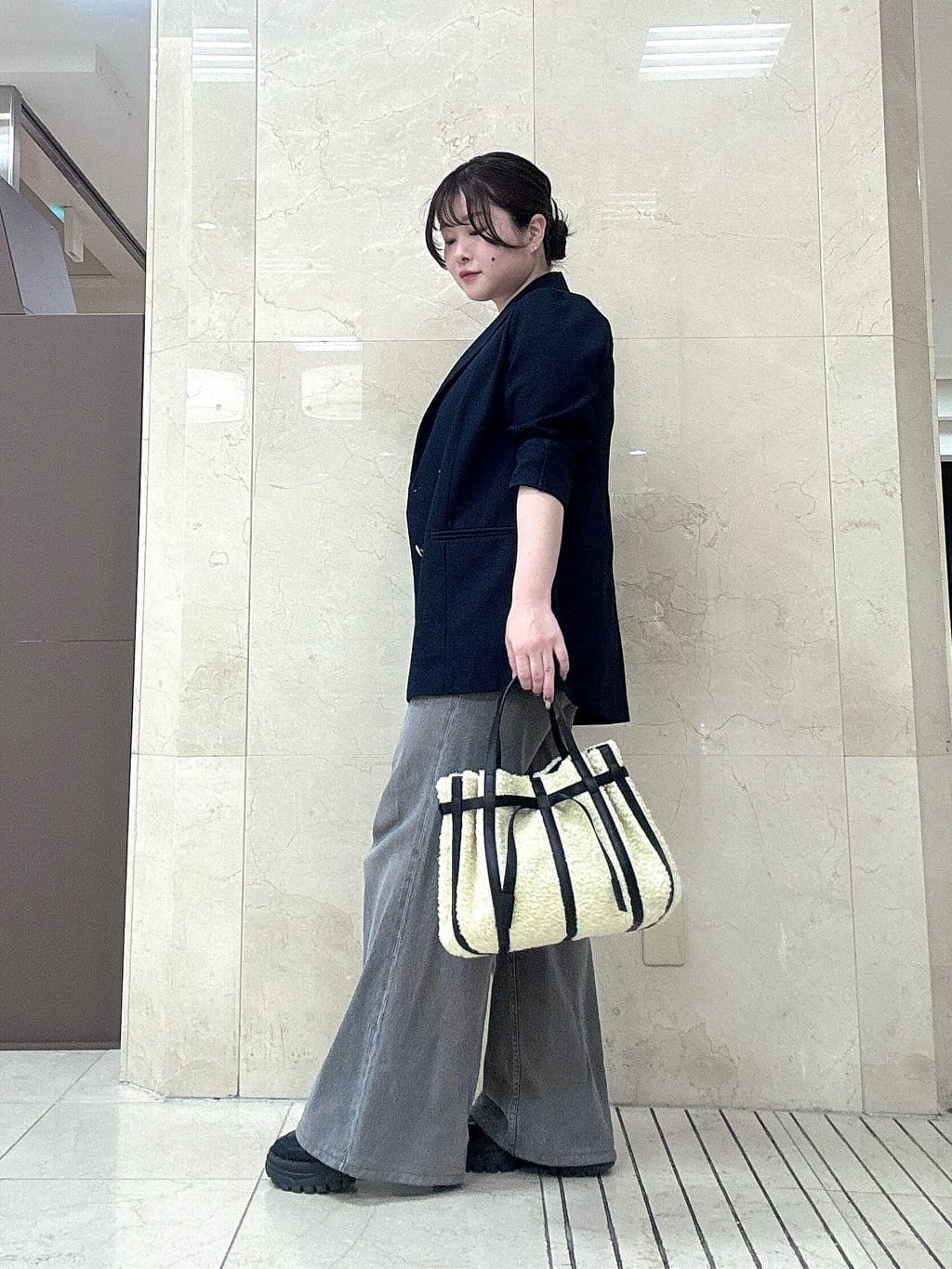mさんの「HIROKO HAYASHI｜PANIER COCCOLINA（パニエ コッコリーナ）ハンドバッグ」を使ったコーディネート