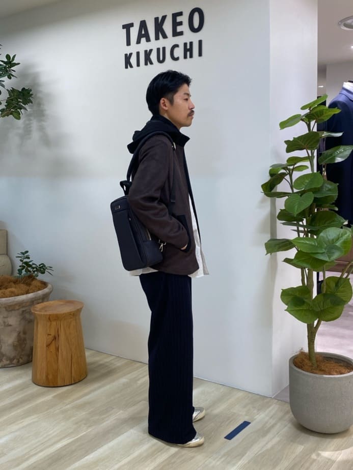 石井友也さんの「TAKEO KIKUCHI｜【Made in JAPAN】播州織 ドビー千鳥シャツ」を使ったコーディネート