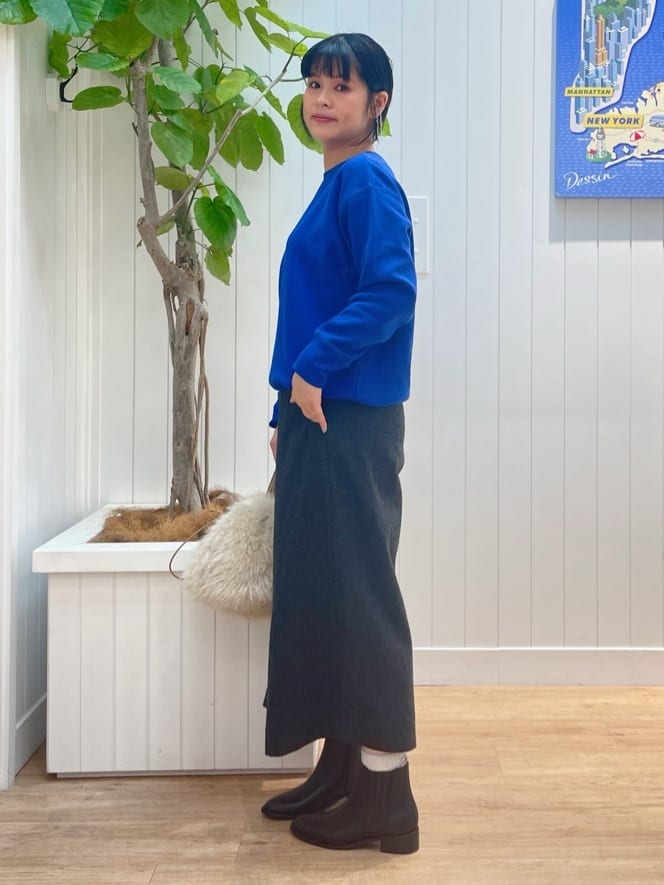 mikaさんの「Dessin｜【洗える】裾ドロスト付きカットソー」を使ったコーディネート