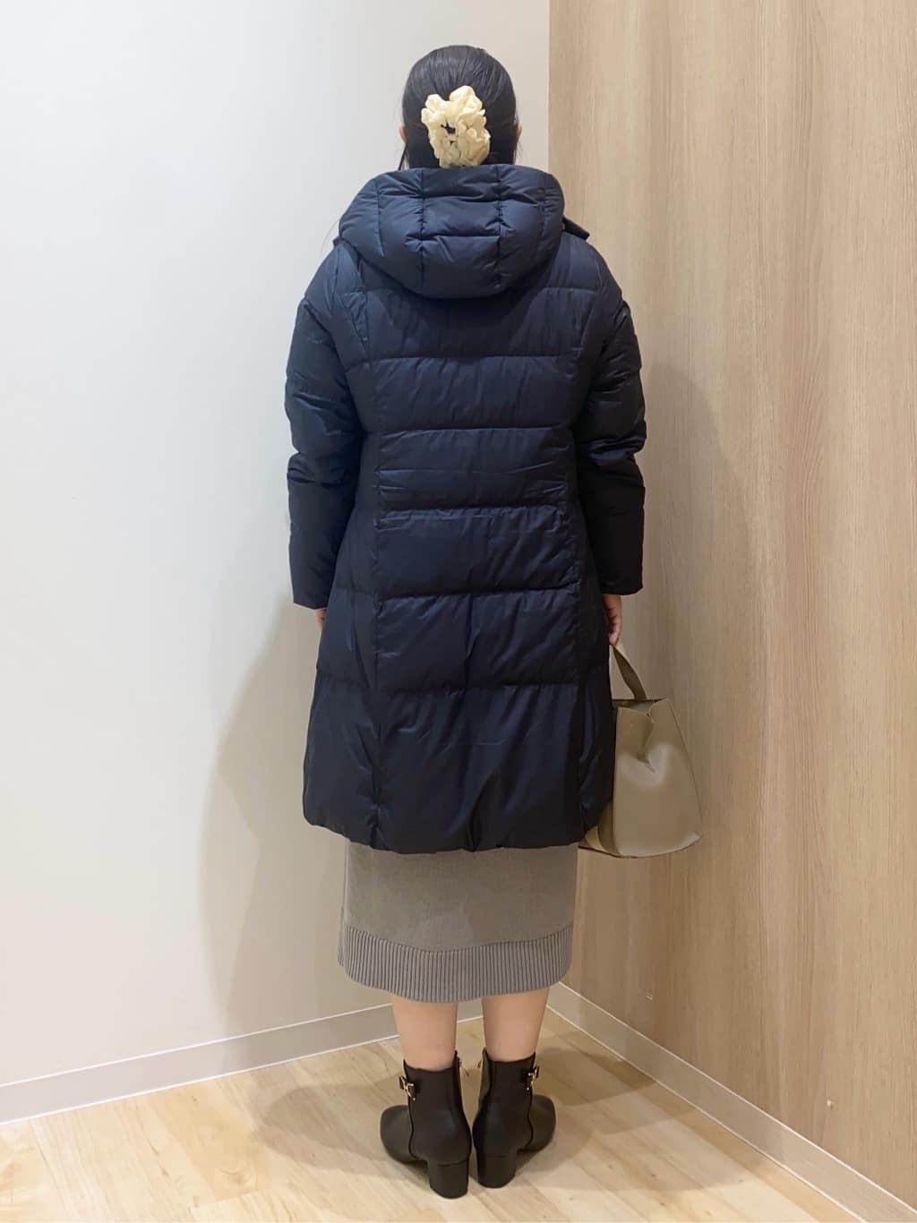 HANAさんの「grove｜【名品アウター/800FP・多機能】つつまれダウンロング」を使ったコーディネート