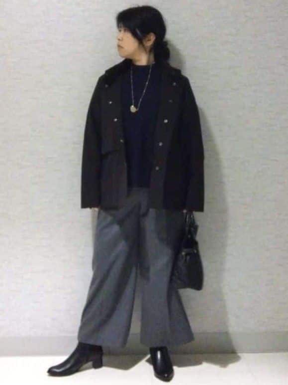 sakoさんの「Reflect｜【一枚で着映え◎／ゆったりシルエット】ラメ&times;スパンコールウール混ニット」を使ったコーディネート