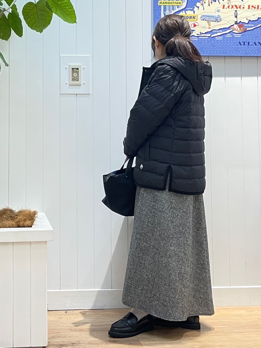 msatoさんの「Dessin｜【撥水・2WAY】ミュラーダウンコートミドル丈」を使ったコーディネート