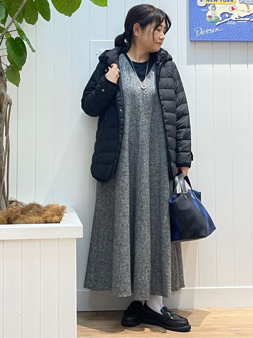 msatoさんの「Dessin｜【撥水・2WAY】ミュラーダウンコートミドル丈」を使ったコーディネート