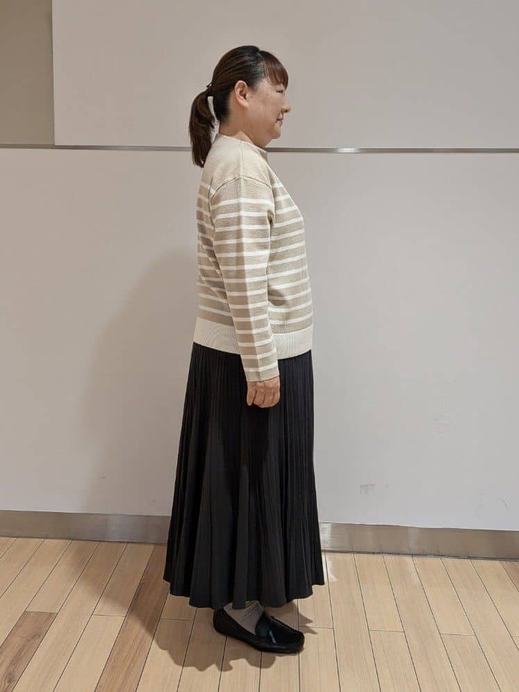 TAKAさんの「UNTITLED｜【洗える】モックネックミラノリブニット」を使ったコーディネート