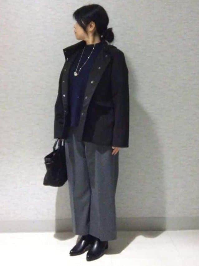 sakoさんの「Reflect｜【一枚で着映え◎／ゆったりシルエット】ラメ&times;スパンコールウール混ニット」を使ったコーディネート