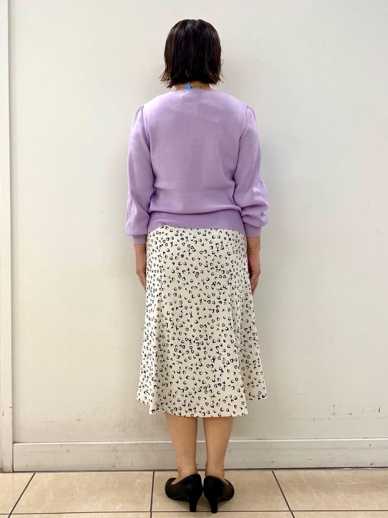 ksmさんの「Reflect｜【選べる8色／スカートにもパンツにも◎】ウール混ボートネックニット」を使ったコーディネート