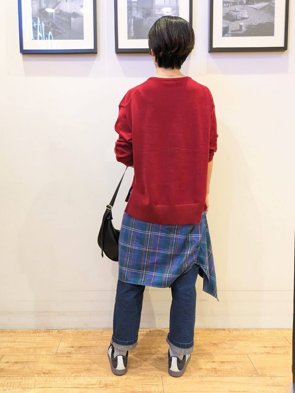 Akiさんの「SHOO･LA･RUE｜【S-LL】程よくゆったりな 柔らかデニムテーパードパンツ」を使ったコーディネート