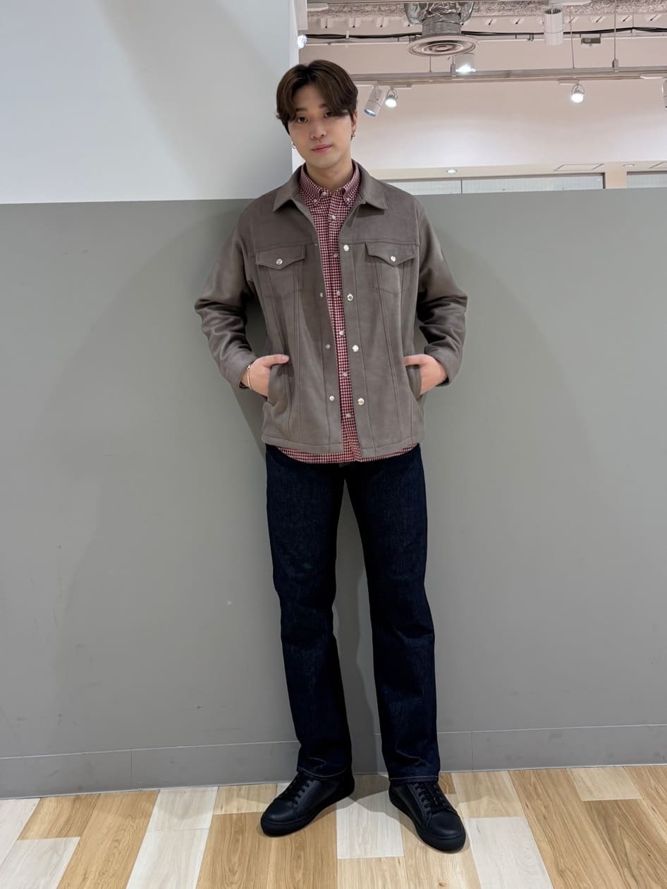 ふみふみさんの「TAKEO KIKUCHI｜【抗菌防臭/シーズンレス】シアサッカーギンガムチェック ストレッチシャツ」を使ったコーディネート