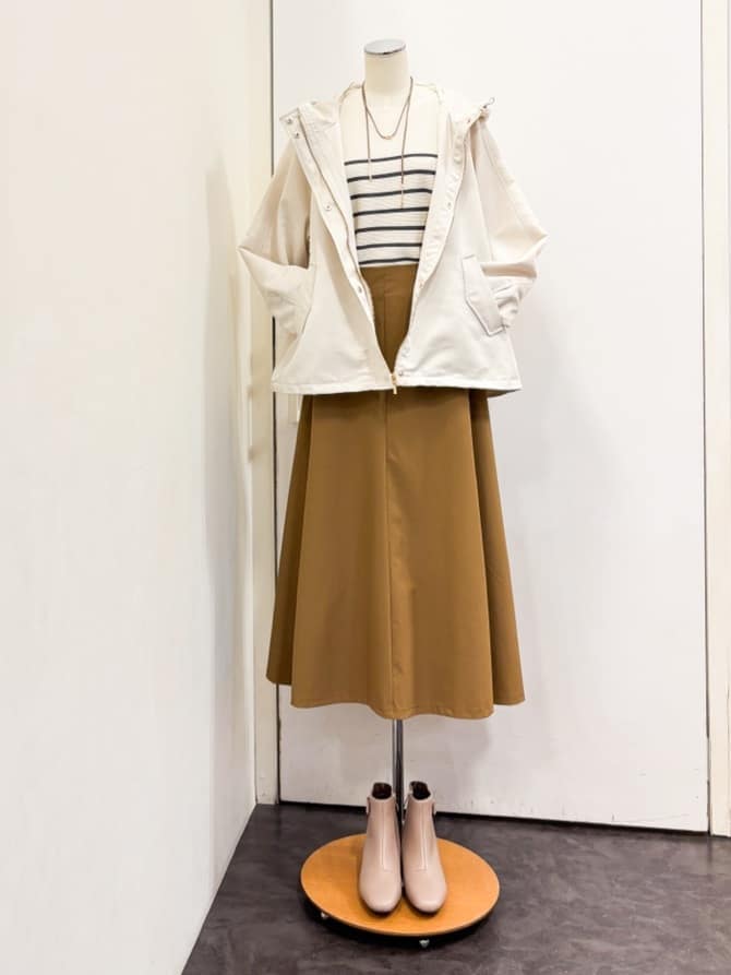 yukariさんの「grove｜【名品アウター/3WAY・はっ水】ボアライナー付マウンテンパーカ」を使ったコーディネート